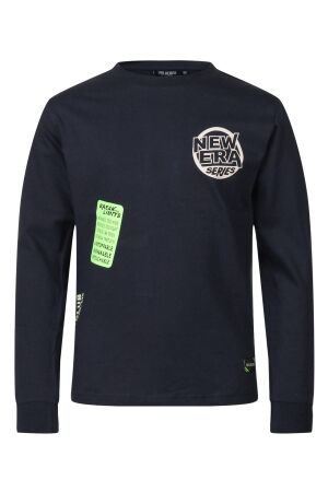 Unlocked Jongens shirt lm ronde hals Unlocked 484068R W10496 Navy