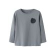 name it mini  Jongens shirt lm ronde hals Direct leverbaar uit de webshop van www.lots-of-fashion.nl/