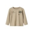 name it mini  Jongens shirt lm ronde hals Direct leverbaar uit de webshop van www.lots-of-fashion.nl/