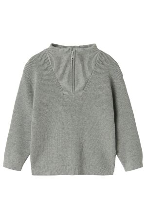 name it mini Jongens trui  name it mini 13247088 grey melange