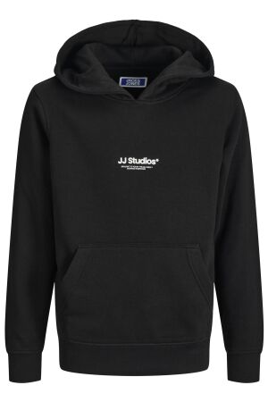 jack & jones junior Jongens trui capuchon jack & jones junior 12279109 BLACK