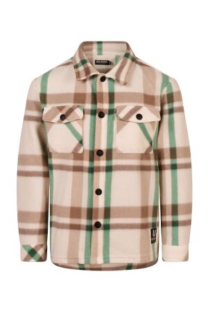 Unlocked Jongens overhemd lm Unlocked Charly W10243 taupe