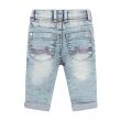 Bakkaboe katoen/polyester/elasthan Babymsj broek denim Direct leverbaar uit de webshop van www.lots-of-fashion.nl/