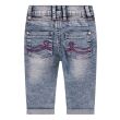 Bakkaboe katoen/polyester/elasthan Babymsj broek denim Direct leverbaar uit de webshop van www.lots-of-fashion.nl/