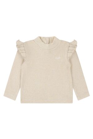 Bakkaboe Babymsj shirt lm Bakkaboe 3115601 W10186 MELEE 05.CREAM.W25