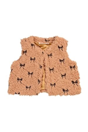 Bakkaboe Babymsj gilet Bakkaboe Lynda baby W10228 vd pip camel/zand