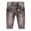 Flinq katoen/polyester/elasthan Babyjgs broek denim Direct leverbaar uit de webshop van www.lots-of-fashion.nl/