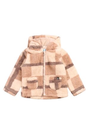 Flinq Checky tod W10349 ruit as sample taupe