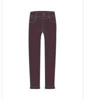 Red Button SRB5022 Paars donker aubergine