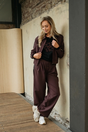 &co PA399 Paars donker aubergine