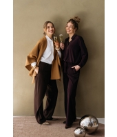 &co PA409 Paars donker aubergine