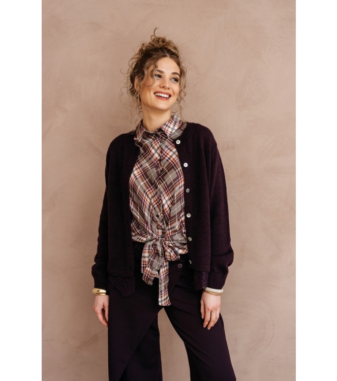 &co PA456 Paars donker aubergine