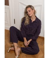 Elvira Casuals E5 26-036 Paars donker