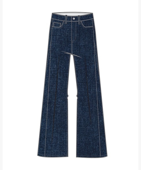 Red Button SRB4992 Denim blueblack