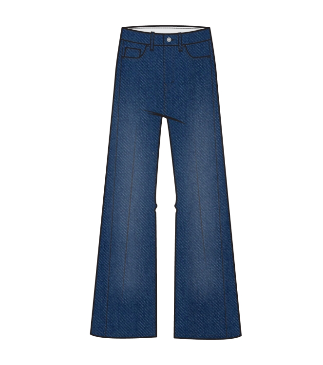 Red Button SRB5102 Denim dark stonewashed