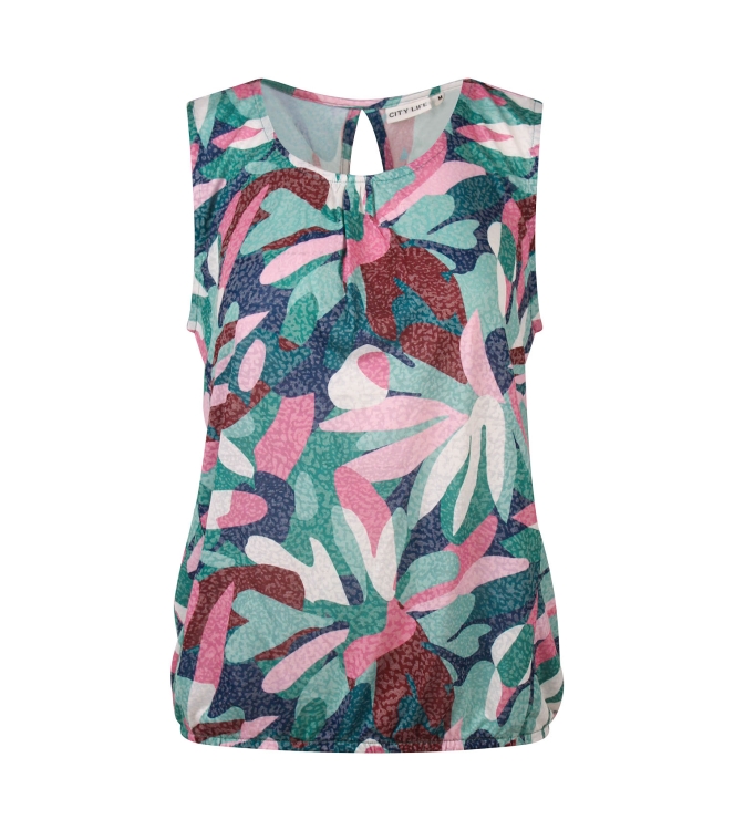 City Life 214286 W20012 Blauw petrol