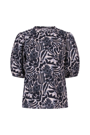 lizzi lou Daantje aop Z10496 Blauw marine