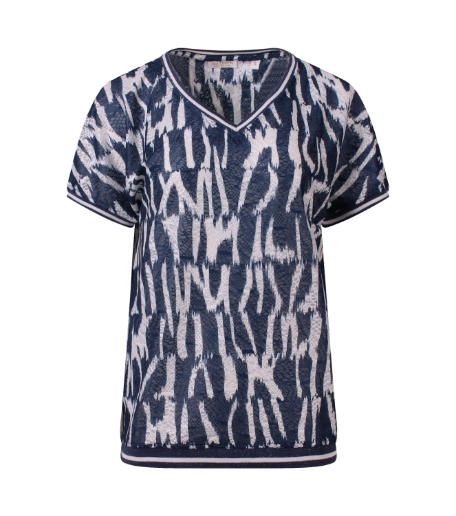 So Soire May Z10647 Blauw chambree