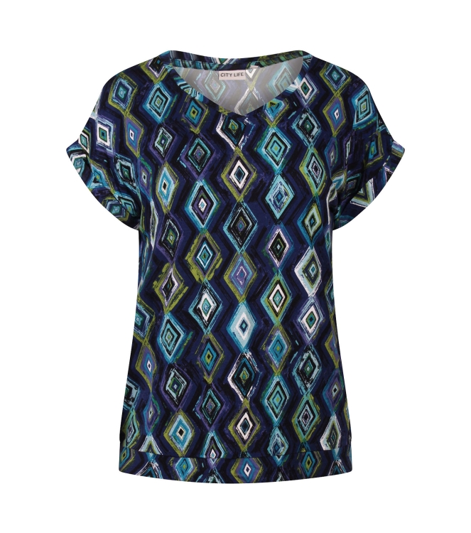 City Life 213874 W20020 Blauw petrol