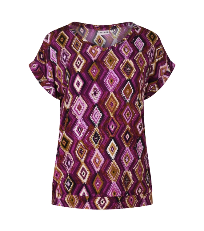 City Life 213874 W20020 Paars donker aubergine