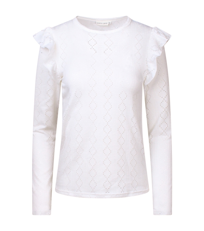 City Life 213583 W90373 Ecru off white