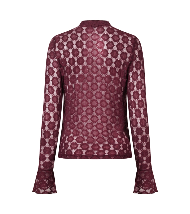lizzi lou Lacy lds W20259 Rood bordo