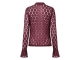 lizzi lou Lacy lds W20259 Rood bordo