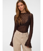 Vero Moda 10345615 Bruin donker