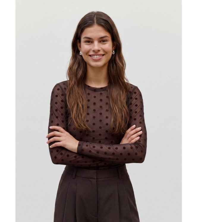 Vero Moda 10340014 Bruin donker