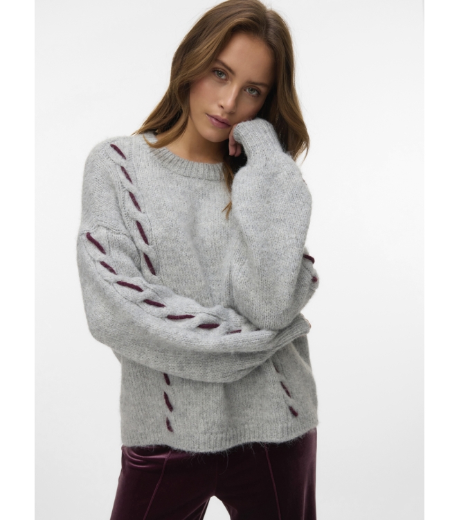 Vero Moda 10334866 Grijs licht melee