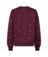 lizzi lou Heart W20458 Rood bordo