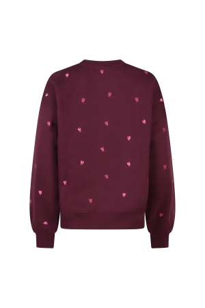 lizzi lou Heart W20458 Rood bordo
