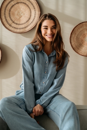 &co BL435 Denim licht stonewashed