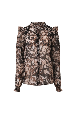 City Life Ysra ruffle W10537 Ecru naturel