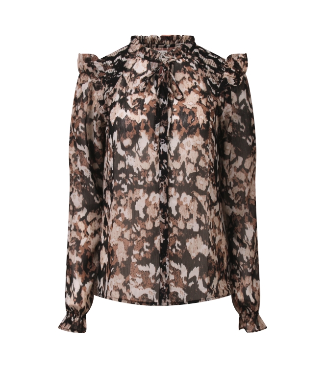 City Life Ysra ruffle W10537 Ecru naturel