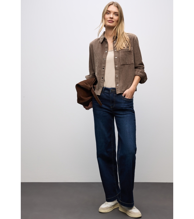 Street One 346059 Bruin donker