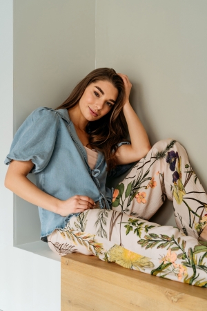 &co JA154 Denim licht gebleekt