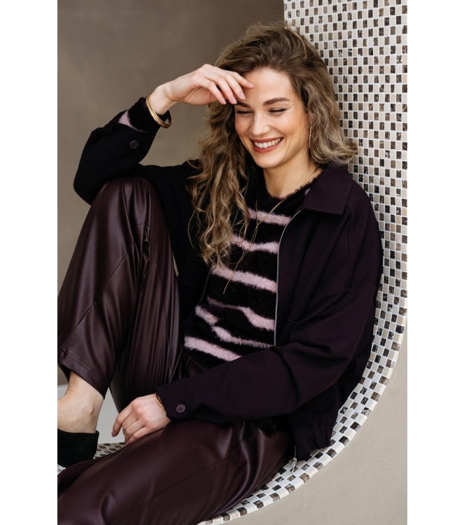 &co JA172 Paars donker aubergine