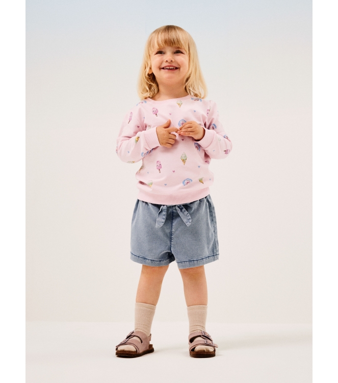 name it mini 13227054 Denim licht gebleekt