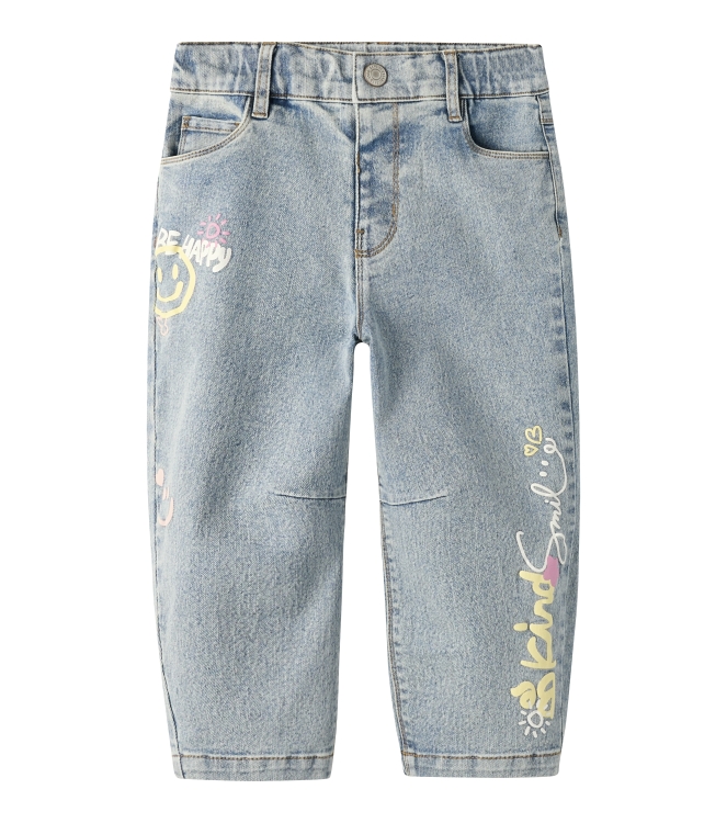 name it mini 13252898 Denim donker gebleekt