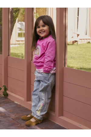 name it mini 13252898 Denim donker gebleekt