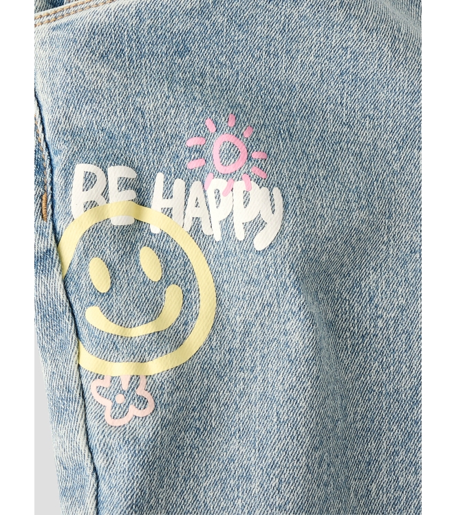 name it mini 13252898 Denim donker gebleekt