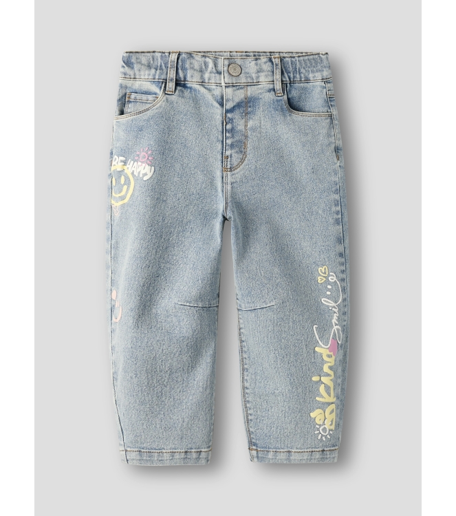 name it mini 13252898 Denim donker gebleekt