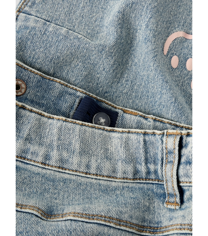 name it mini 13252898 Denim donker gebleekt