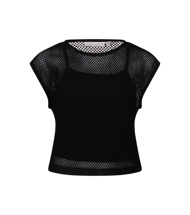 D Zine Netty top Z80260 Zwart