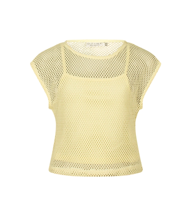 D Zine Netty top Z80260 Geel zacht