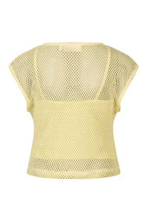 D Zine Netty top Z80260 Geel zacht