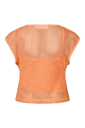 D Zine Netty top Z80260 Oranje licht zalm
