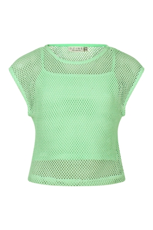 D Zine Netty top Z80260 Groen licht