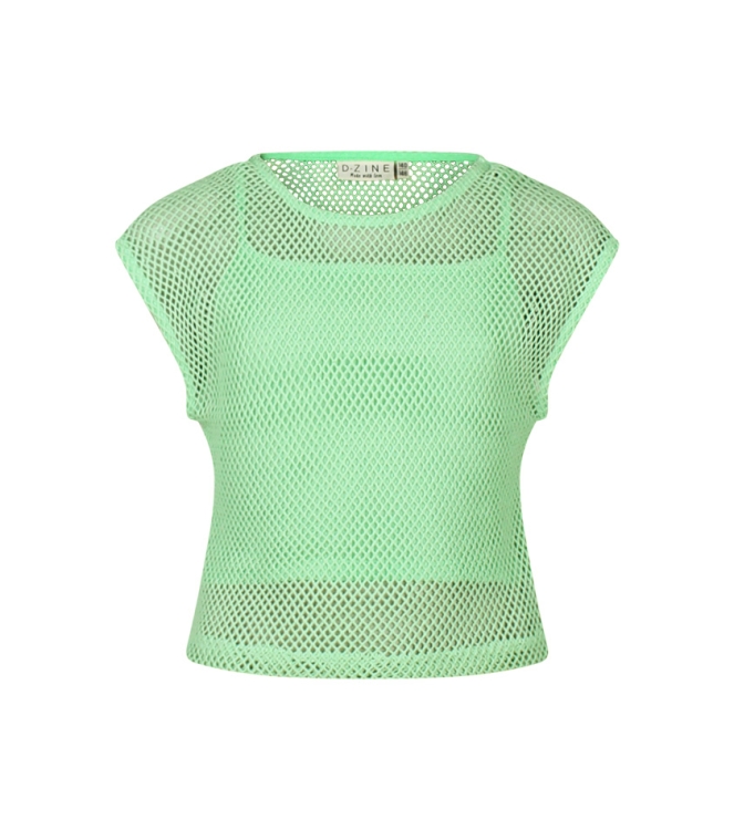 D Zine Netty top Z80260 Groen licht